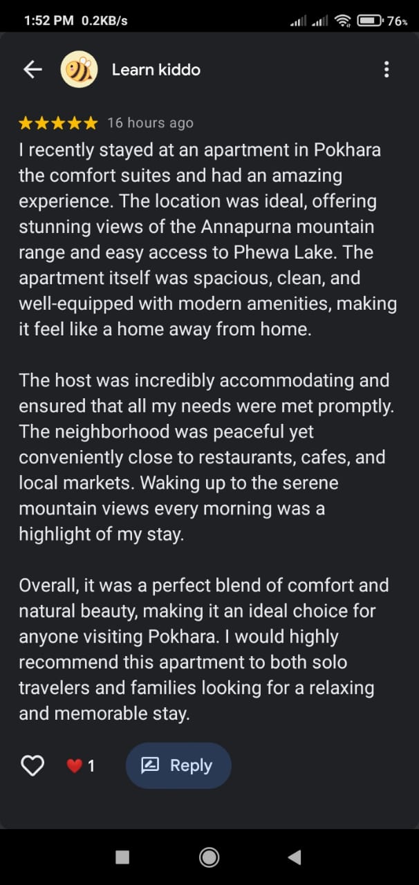 Apartment at Pokhara review1