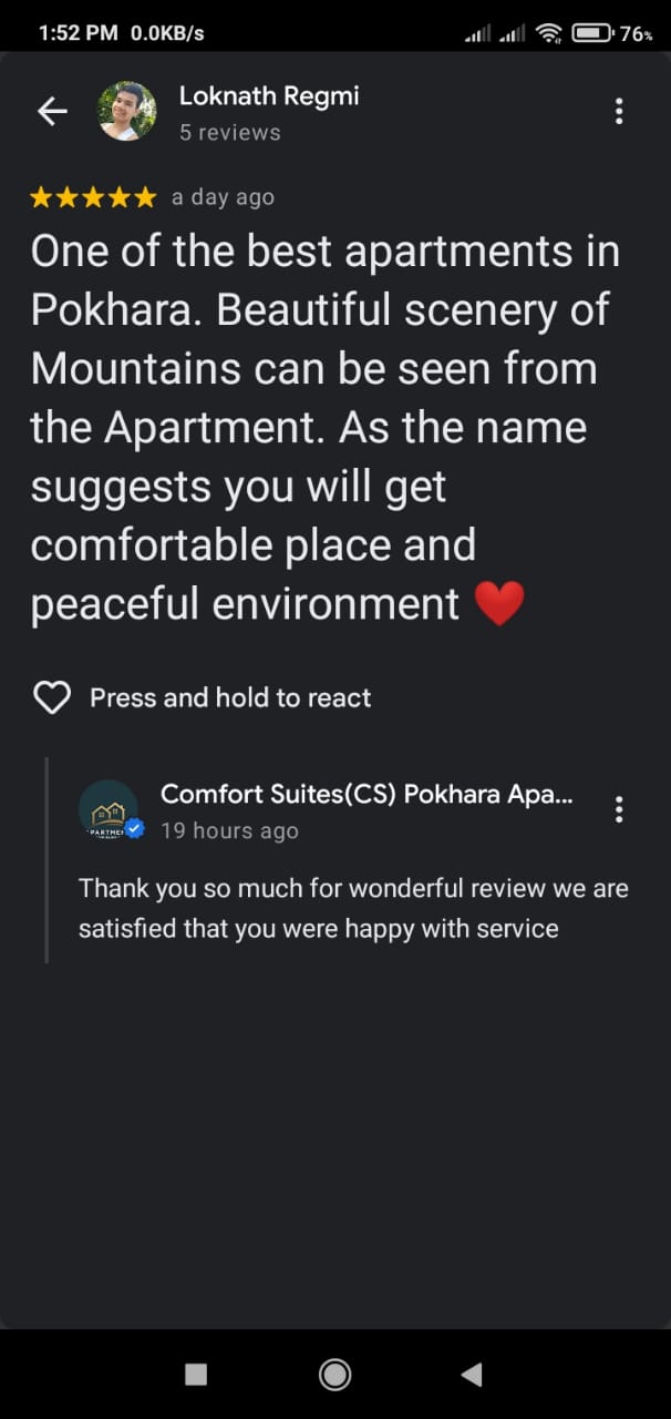 Apartment at Pokhara review3